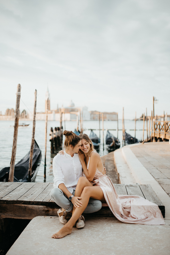 Dreamy Sunrise Couples Session In Venice, Italy, Kinga  photographer, #24949
